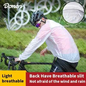 Waterproof Cycling Jacket UPF30+ MTB Bicycle Bike Rain Jacket Chubasquero - Picture 1 of 27