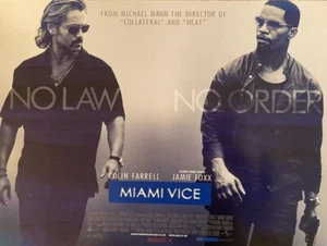 MIAMI VICE:  2006 Original UK Mini Quad Cinema Poster, in mint condition - Picture 1 of 1