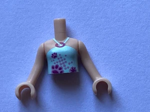 LEGO Torso Mini Doll Girl Light Aqua Halter Neck FTGpb005c01 frnd022 frnd005 - Picture 1 of 1