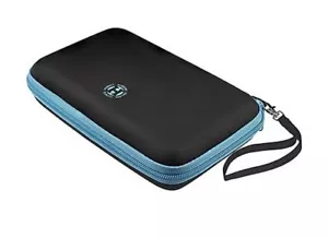 Funda de 6 dardos Harrows Blaze Pro - Soporta 2 juegos de dardos totalmente ensamblados - Negro Aqua - Imagen 1 de 2