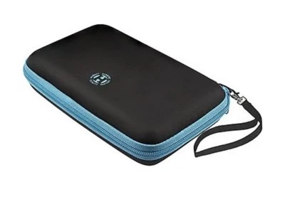 Harrows Blaze Pro 6 Dart Case – Holds 2 Sets Fully Assembled Darts - Black Aqua