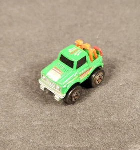 VINTAGE 1989 MILTON BRADLEY CRASH CANYON GAME BOARD ORIGINAL GAME GREEN TRUCK - Picture 1 of 4