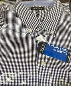 NWT Nautica Mens Performance Stretch Shirt Long Sleeve Classic Fit Sz. XXL - Picture 1 of 2
