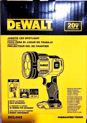 Dewalt DCL043 LED 20V Light Spot Light Work Light MAX Tool LED Deer - Image 1 of 2