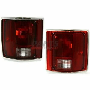 Set Of 2 Fits 1978-1991 Chevrolet Blazer Left & Right Tail Lamp Lens and Housing - Picture 1 of 7