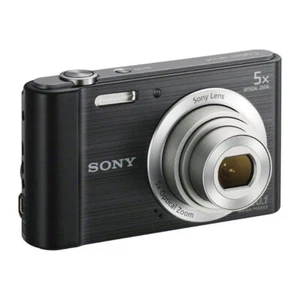 Sony Cyber-shot DSC-W800 20.1 MP 5x Optical Zoom Digital Camera Black/ Silver - Picture 1 of 26