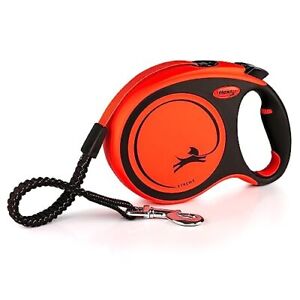 Flexi Xtreme Tape Orange & Black Large 8m Retractable Dog Leash/Lead for Dogs