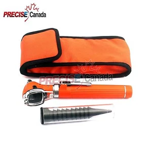 Fiber Optic Otoscope Mini Pocket Orange Medical ENT Diagnostic Set - Picture 1 of 2