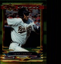 1994 Finest Milwaukee Brewers Baseball Card #142 Darryl Hamilton