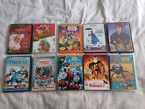 Lot of Children's Dvds inc Thomas The Tank Engine (with book), Disney, Rugrats - Picture 1 of 14