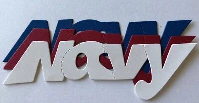 Troquelados NAVY (3 piezas) Militares•Rojo•Blanco •Azul•Envío•Ancla•Océano•América•Fuerza Armada Foto 1 de 4