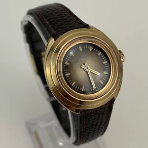 Vintage Timex UFO Womens Watch Ladies Lumé Gradient Dial Chunky 27mm 1975 EUC - Picture 1 of 23