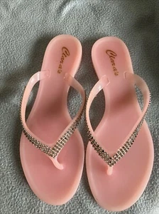 DAMEN ROSA CLARA’S STRASS FLIP FLOPS GRÖSSE 5 - Bild 1 von 3