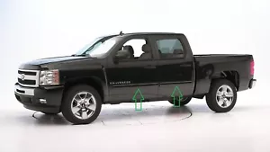 Chrome Door Side Belt Molding Moulding Body Trim for Chevy Silverado 2007-2012 - Picture 1 of 2