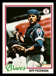 1978 Topps Biff Pocoroba Atlanta Braves #296 VG-EX Vintage