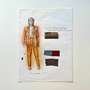 Star Trek: TNG Original Costume Production Designed Artwork with swatches & COA - Picture 1 of 4
