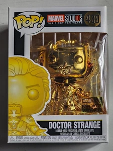 Doctor Strange Gold Chrome 439 Marvel Funko Pop Vinyl - Picture 1 of 3