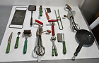 Lot of 14 Vintage Kitchen Utensils- Speed Beater, Edlund Red Handle Can Opener
