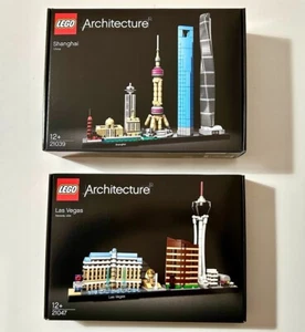 LEGO Architecture 21039 Shanghai + 21047 Las Vegas π Bundle NEW MISB RETIRED π - Foto 1 di 3