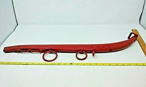 Implemento Granja Rojo Yugo Cabra Madera Pesada Pintado Bonita Decoración Granja Rústico EE. UU. - Imagen 1 de 11