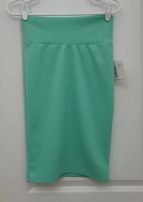 NUEVO CON ETIQUETAS Falda Cassie LulaRoe Para Mujer Talla XS Verde Menta Lápiz Elastizada Cintura Ancha Foto 1 de 4