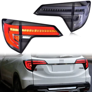 LED Tail Lights for Honda HR-V 2016-2022 Sequential Blinker Rear Lamps Assembly - Picture 1 of 5