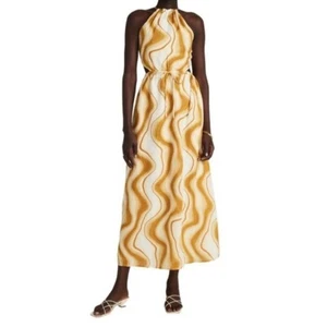 Neu mit Etikett TREU DER MARKE - LA PIEDRA MAXIKLEID (TALAMANCA-DRUCK) Größe L - Bild 1 von 10