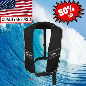 50% de descuento chaleco salvavidas automático inflable extra grande chaleco salvavidas para adultos 275N - Imagen 1 de 7
