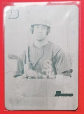 2005 Bowman  # 318 Chris Young Black Printing Plate 1/1 Rookie - White Sox