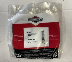 Neue Briggs und Stratton # 270511 Schwimmerschale Dichtung Original OEM - Bild 1 von 1