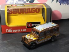 BURAGO LAND ROVER RAID BROWN 1/43 SCALE 1983 cod: 4171 BNIB