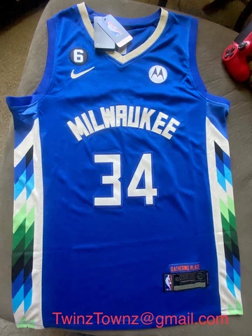 Milwaukee Bucks Giannis Antetokounmpo 2022-2023 City Edition Authentic Jersey 50 Cover