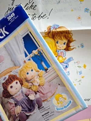 Poster & 18" Doll Soft Sculpted Butterick 3049 Sewing Pattern Special Blessings - Image 1 of 4