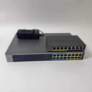 NETGEAR 16-port Gigabit Ethernet Ultra 60 GS516UP - Picture 1 of 8