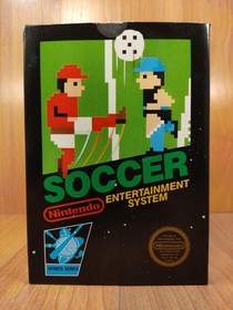 Nr MINTY BOX CIB Soccer MATTE STICKER complete in nes lot VERY RARE 1st Print