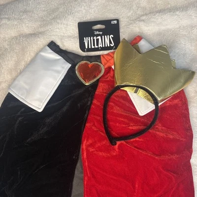 Disney Queen of Hearts Costume age Kit 14+Free Shipping A21 - Image 1 of 3