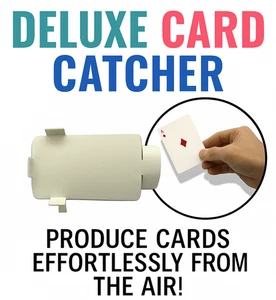 DELUXE METAL CARD CATCHER Gimmick Magic Trick Stage Manipulation Appearing Palm - Picture 1 of 8