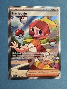 Harlequin 163/086 White Flare Ultra Rare Full Art Trainer Pokemon TCG NM/M - Picture 1 of 2