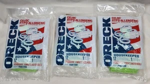 LOT OF 3~ Oreck PKBB12DW Vacuum Cleaner Bag - Pack of 12 each bag (total of 36) - Picture 1 of 6