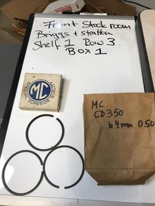 MC CD350 64MM 0.50 Piston Rings NIOB - Bild 1 von 8