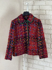 Giacca blazer donna Dolce Gabbana lana seta color tweed taglia 44 - Foto 1 di 18