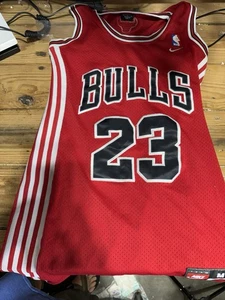 Vintage Nike Chicago Bulls NBA Jersey #23 Jordan Made In Korea Size M - Picture 1 of 8