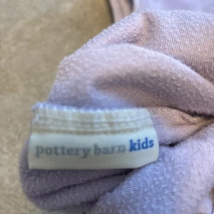 Pottery Barn Kids chamois fitted sheet & Pillowcase twin size Lavender - Picture 1 of 3