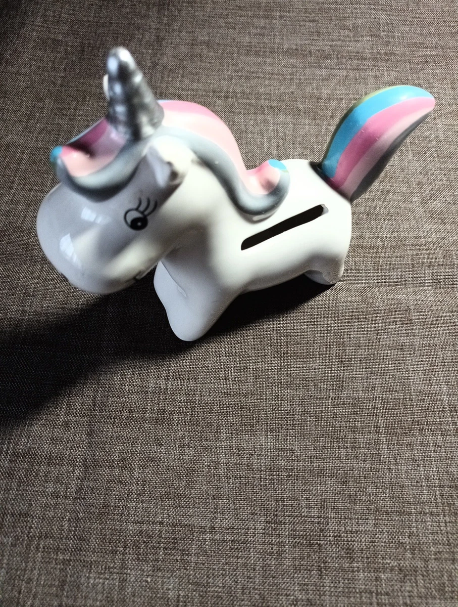 NICI Spardose Einhorn Rainbow Flair – Bunte Einhorn-Spardose Für Kleingeld