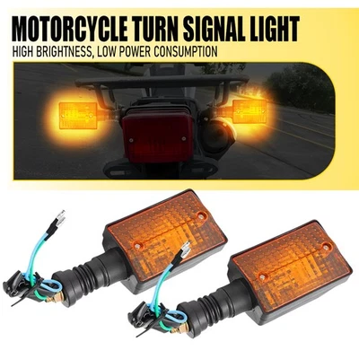 2X Luz de señalización trasera izquierda ámbar derecha para Yamaha 1984 XT250 XT350 1985-2000 Foto 1 de 4
