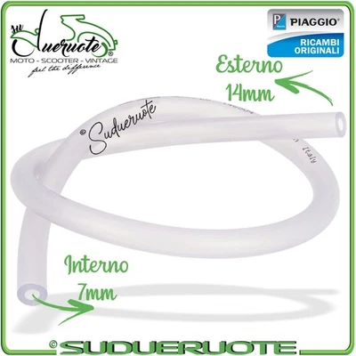 TUBO BENZINA ORIGINALE PIAGGIO PER VESPA 50 80 90 100 125 150 160 180 200 TUTTE - Immagine 1 di 4