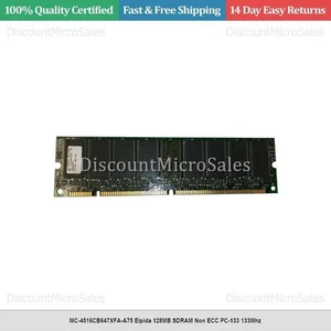 MC-4516CB647XFA-A75 Elpida 128MB SDRAM Non ECC PC-133 133Mhz - Picture 1 of 1