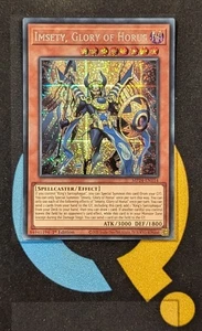 MP24-EN114 Imsety, Glory of Horus Prismatic Secret Rare 1st Edition YuGiOh - Picture 1 of 3