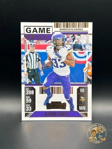 2024 Panini Contenders - Aaron Jones #64 Bronze Game Ticket - Picture 1 of 2