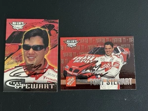 1999 Wheels High Gear #45 #61 Tony Stewart Auto On Card - Picture 1 of 2
